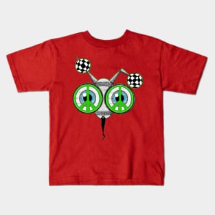 Sunday Morning Alien Hipster Kids T-Shirt